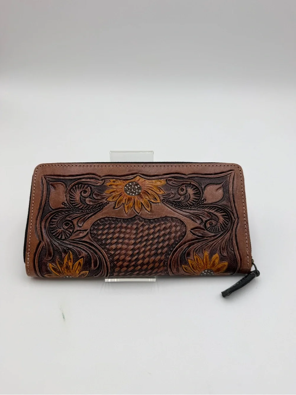 Myra Western Tooled Wallet